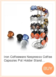 Металлическая сетка Nespresso капсулы Кофе Pod держатель ящик для хранения кофе органайзер для капсул хранения для 40 шт