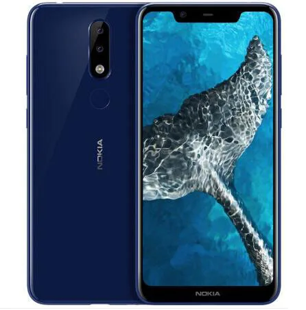 Nokia X5 2018 3g Оперативная память 32 gb Встроенная память 3060 мА/ч, 13.0MP 3 Камера двух сим-карт, c операционной системой андроид, LTE, отпечаток пальца