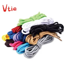 1 пара, однотонные шнурки с круглым носком 120 см, высококачественные Полиэстеровые туфли, классические спортивные туфли со шнурками, шнурок для обуви