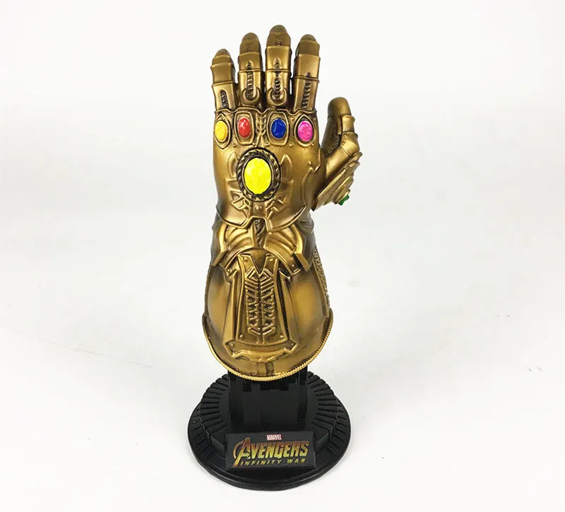 

[Temila] HOT Infinity Gauntlet Thanos gem Gloves model Avengers Infinity War Action Figure Toy resin decoration collection model