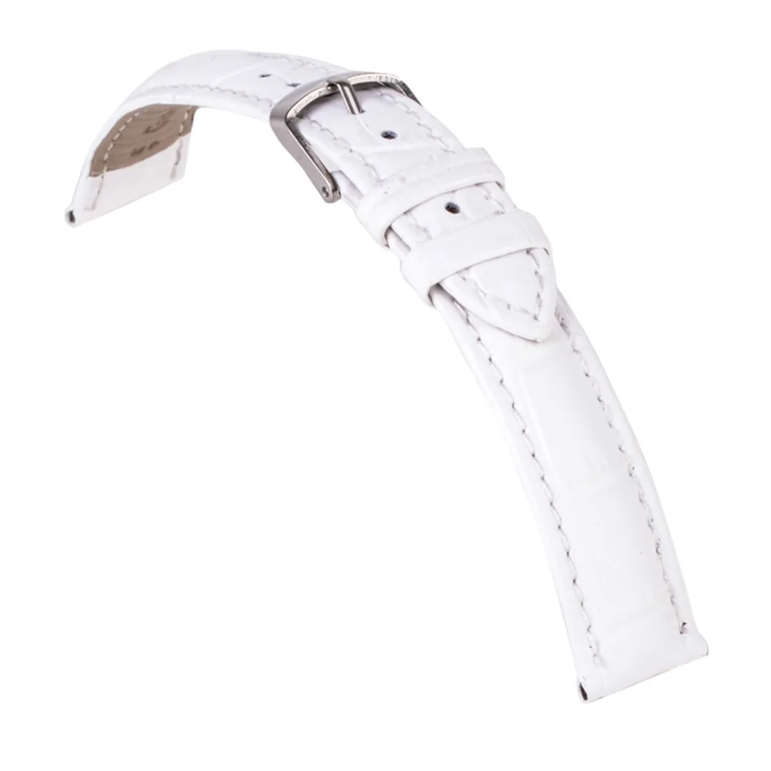Shellhard 12-22mm Genuine Leather Watch Band 6Colors Alligator Croco Grain Genuine Leather Wristwatch Band Watch Strap