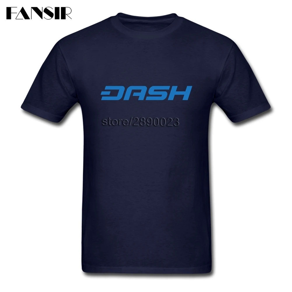 Мужская футболка DASH криптовалюты дизайнерские футболки мужская рубашка с