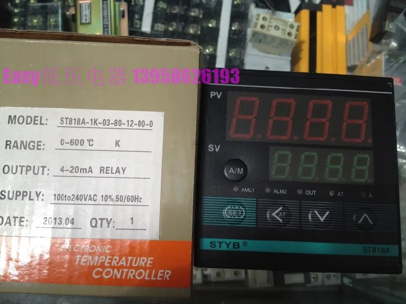 

STYB Instrument ST818A-1K-03-80-12-00-0 Temperature Controller 4-20mA output