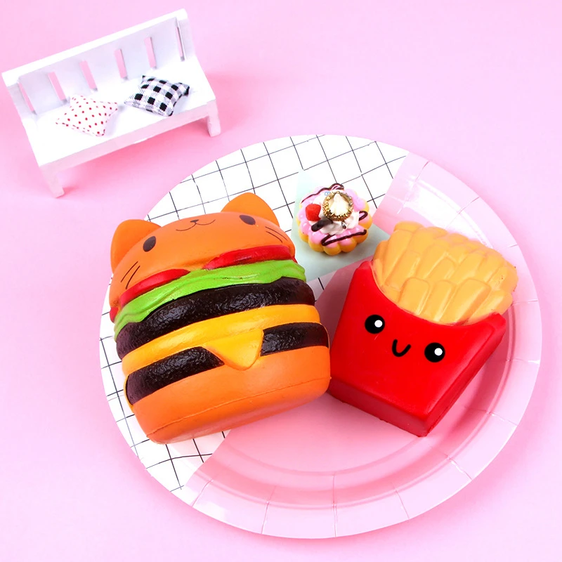 squishy burger toy