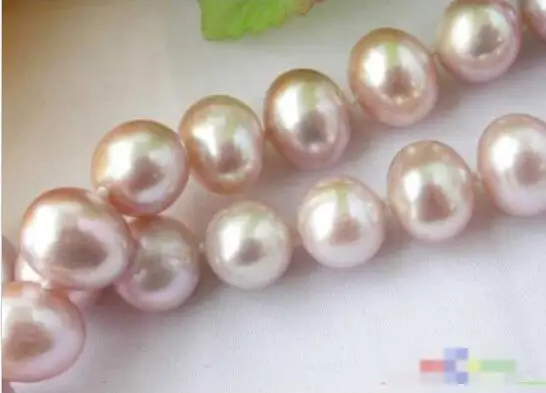 

FREE SHIPPING>>>@@ > Hot sale new Style >>>>>REAL 32" 12MM ROUND LAVENDER FRESHWATER PEARL NECKLACE