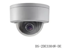 Оригинал DS-2DE3304W-DE 3-МЕГАПИКСЕЛЬНОЙ 3 «Мини PTZ IP CCTV Камеры 2.8 мм-12 мм 4X Зум POE IP66 Открытый использовать ONVIF Камеры Безопасности