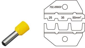 FSC-2550GF супер прочность-экономия обжимные плоскогубцы серии FSB обжимные плоскогубцы 25-50mm2 инструменты LUBAN