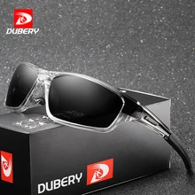 Бренд dubery дизайн мужские очки es поляризованные черные водительские солнцезащитные очки es UV400 оттенки Ретро мода солнцезащитные очки для мужчин модель 620