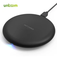 10 Вт Qi Беспроводная зарядная станция для samsung S8/S8+/S7 быстро Беспроводной зарядки для iPhone X 8 Nexus5 Lumia USB быстрое Зарядное устройство Pad