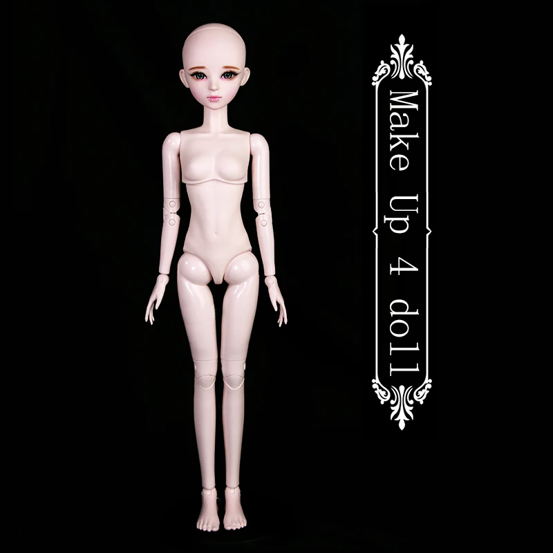 1/3 BJD кукла 56 см Пластик совместный подвижный кукла голая 20190103, модная Кукла - Цвет: doll with makeup 4