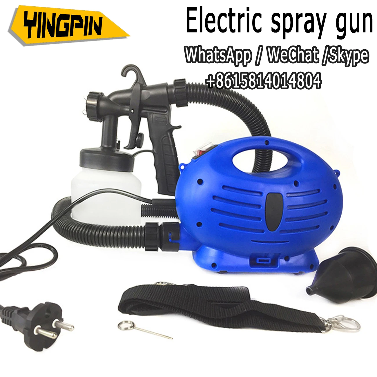 

Electric spray gun with air compressor spray painting mode furniture HVLP automotive steel paint spray gun