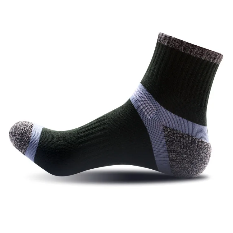 3 пары компрессионных носков мужские calcetines skarpetki meskie meias новые мужские хлопчатобумажные носки calcetines hombre sokken - Цвет: 3 green