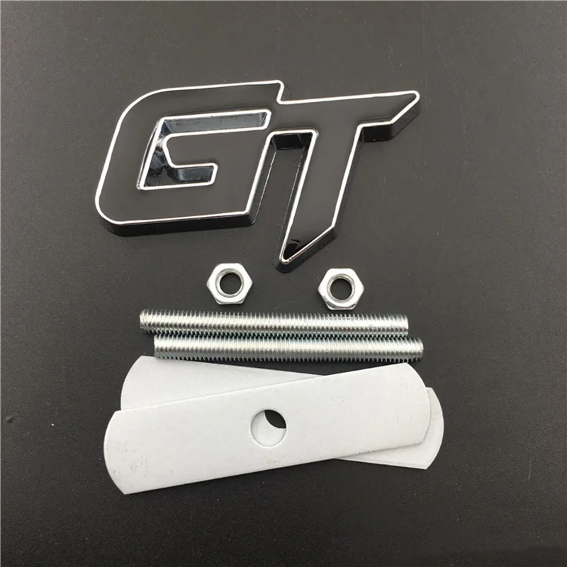 Авто Стайлинг для GT Logo Передняя решетка эмблема кузова автомобиля Стикеры значок