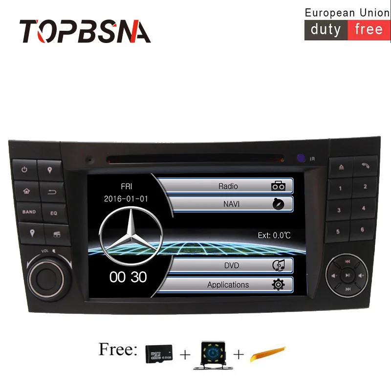 Buy TOPBSNA 7 inch 2 din Car DVD Player For Mercedes