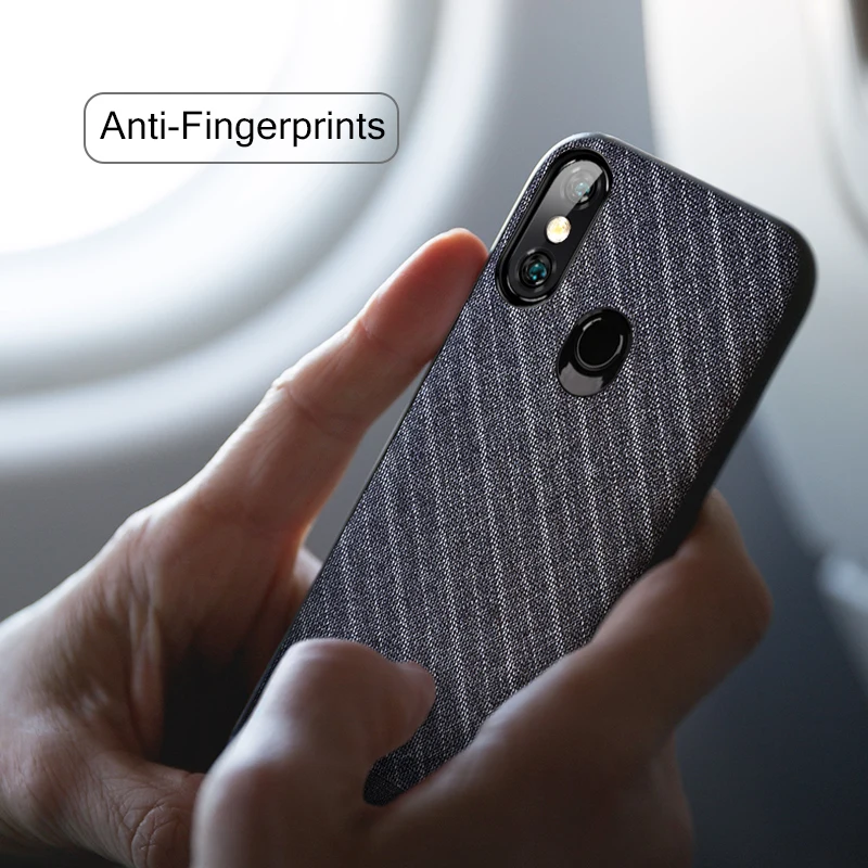 Чехол для Redmi Note 7 чехол Mofi Xiaomi Pro костюмный костюм 6 темно синий полосатый