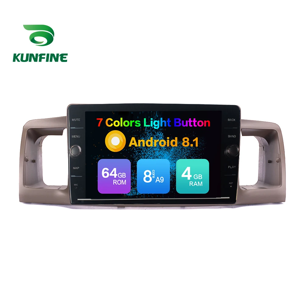 Best Octa Core ROM 64GB Android 8.1 Car DVD GPS Navigation Player Deckless Car Stereo For Toyota Camry 2007 2011 Radio Headunit