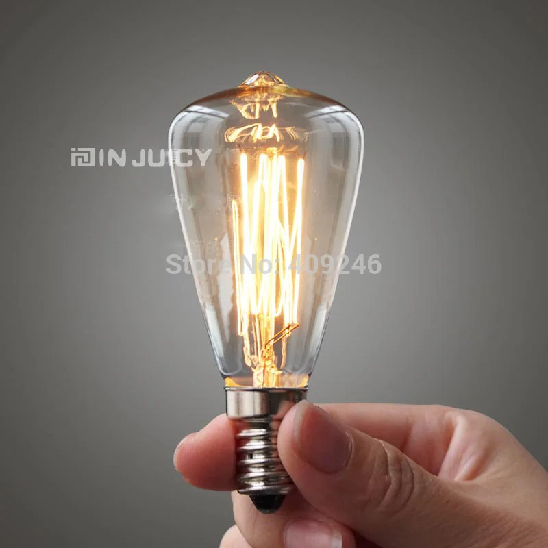 

Marconi Style Light Bulb Industrial Vintage Edison 40W Clear Glass E14 AC120V Or 220V For Cafe Bar Coffee Shop