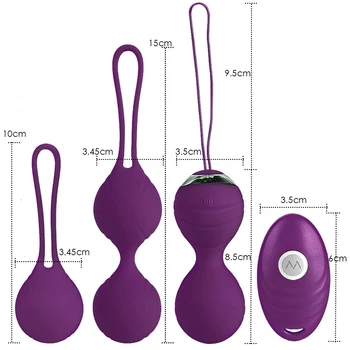 10 Speeds Vibration Wireless Remote Kegel Ball Vaginal Tighten Exercise Trainer Ben Wa Vibrator Sex Toys for Women Sex Products 6