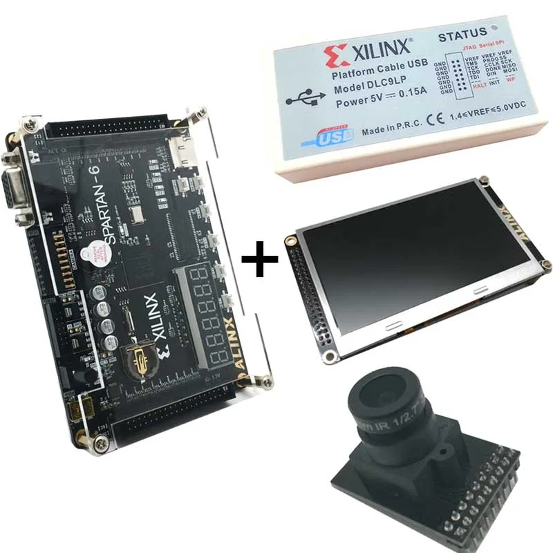 Xilinx FPGA video комплект технологического оборудования XC6SLX9 макетная плата + платформа