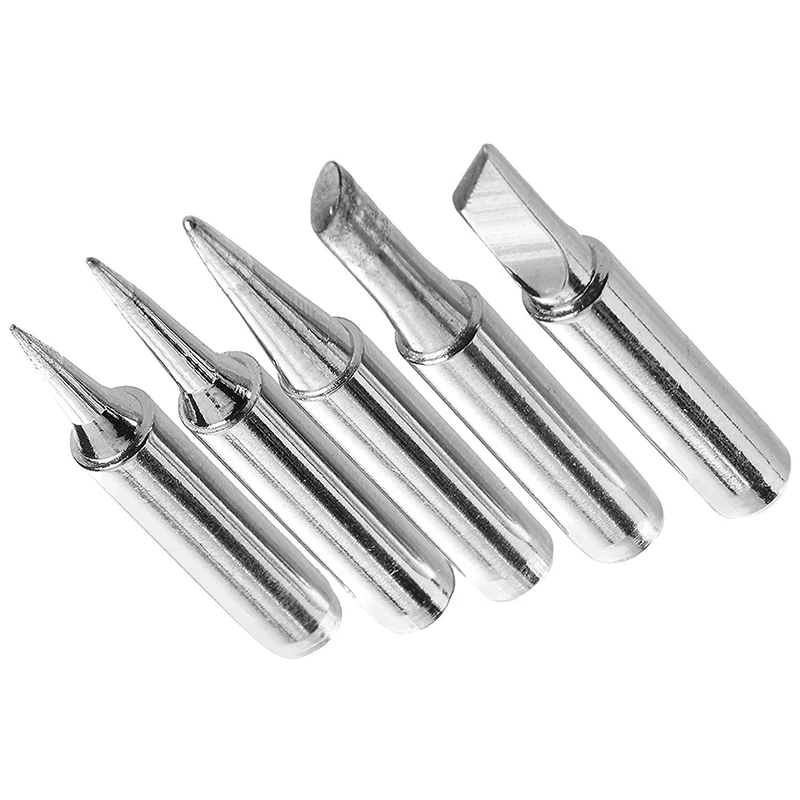 5Pcs Solder Soldering Iron Tip 60 Watt Replacement Tips I B K D C Set 900M for Station Tool | Инструменты