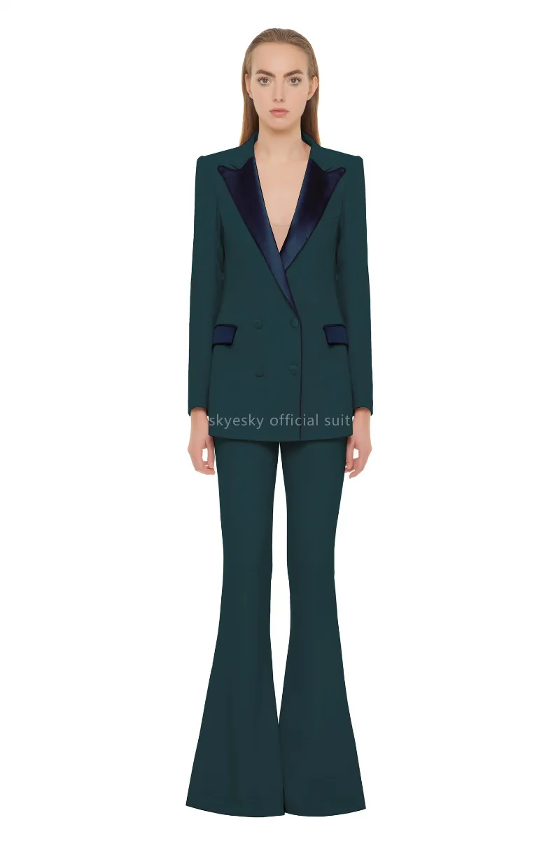 New arrival Green women pant  suits and sets for women