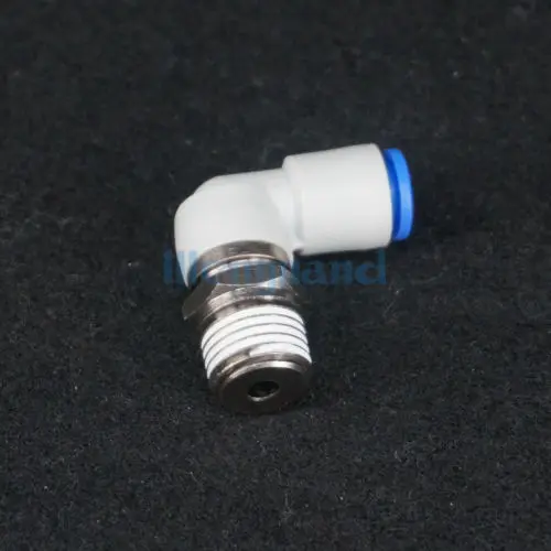 

KSL06-02S Tube 0.D.6mm Connection G1/4" Connectors Joint Elbow Rotary One Touch Fitting KSL