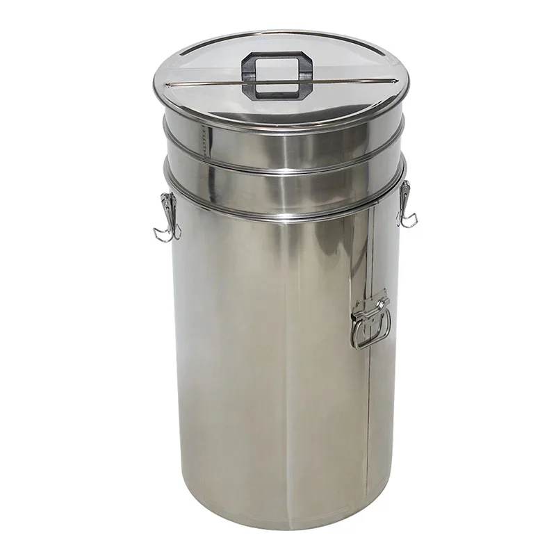 

High Quality Beekeeping Equipment From China Double Filter Net Honey Bucket (201 Flat Cover) For Sales