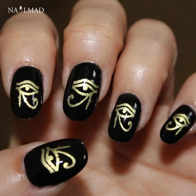 1 Sheet Nailmad Horus Egyptian Nail Art Sticker Eye Of 1 Sheet Nailmad Horus Egyptian Nail Art Sticker Eye Of Sphinx