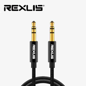 

REXLIS Jack 3.5 Audio Cable 3.5mm Speaker Line Aux Cable for Car Headphone Audio Jack