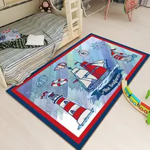 Милый коврик для игр CartooBaby, Детский ковер, футбольное поле+ Приморский серфинг+ коврик для детской игровой площадки, нескользящий коврик для стирки