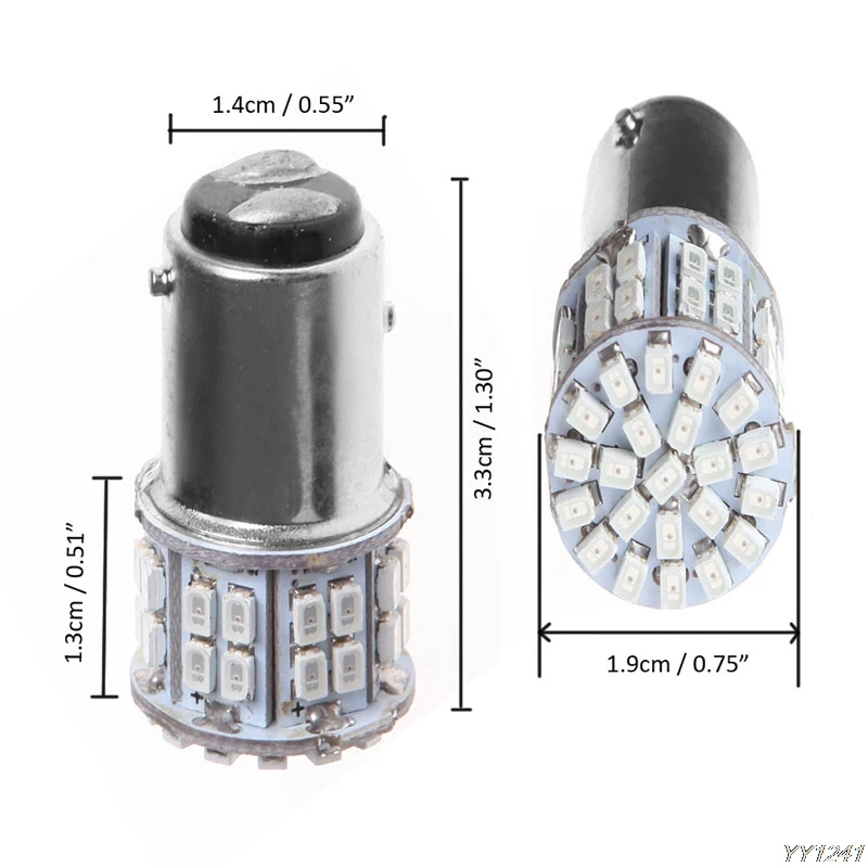 1 шт. 1157 BAY15D 50 SMD 1206 светодиодсветодиодный Автомобильная задняя лампа стоп сигнал