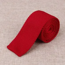 Бренд Случайные Официальные Свадебные Торжеств и Вечеринок Gravata Тонкий Галстуки Сплошной Цвет Галстук для Рубашка Костюм Бизнес Вязание Галстуки для Мужчин галстук мужской Бизнес Галстуки