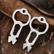 Походные и походные принадлежности многофункциональная карманная из нержавеющей стали открывалка для бутылок Отвертка гаечный ключ