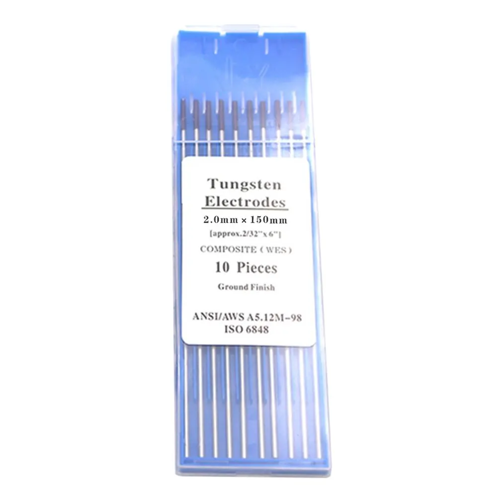 

10pcs/Box WE3 Purple Color 2.0*150 Thorium Tungsten Electrode Head Tungsten Needle/rod For Welding Machine