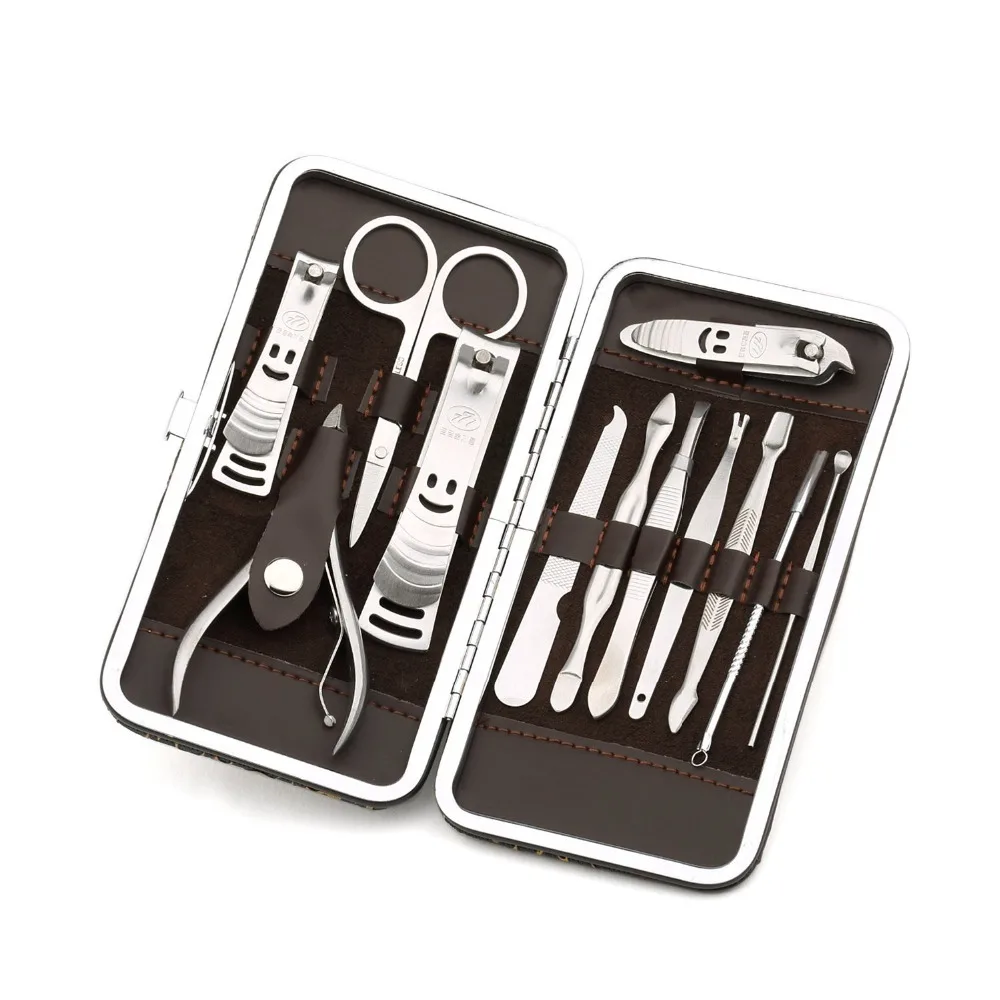 High quality 12 pieces of household nail tools clipper nail manicure