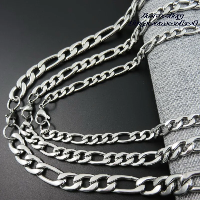 Ожерелье из нержавеющей стали 316L для мужчин и женщин 3/4/5/6/7 мм|chain necklace|fashion