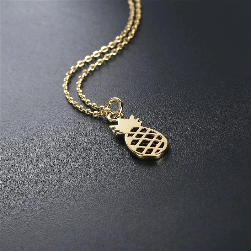 

Hot Selling Necklace Simple Fashion Clavicle Pineapples Necklaces For Female collares de moda 2019 ladies kolye jewelry choker