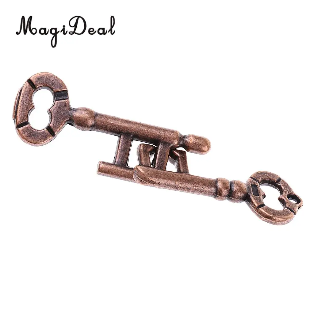 1Pc Key Lock Puzzle Classic Metal Brain Teaser IQ EQ Test Toys for Kids Adult Children Teenager Birthday Novelty Gift