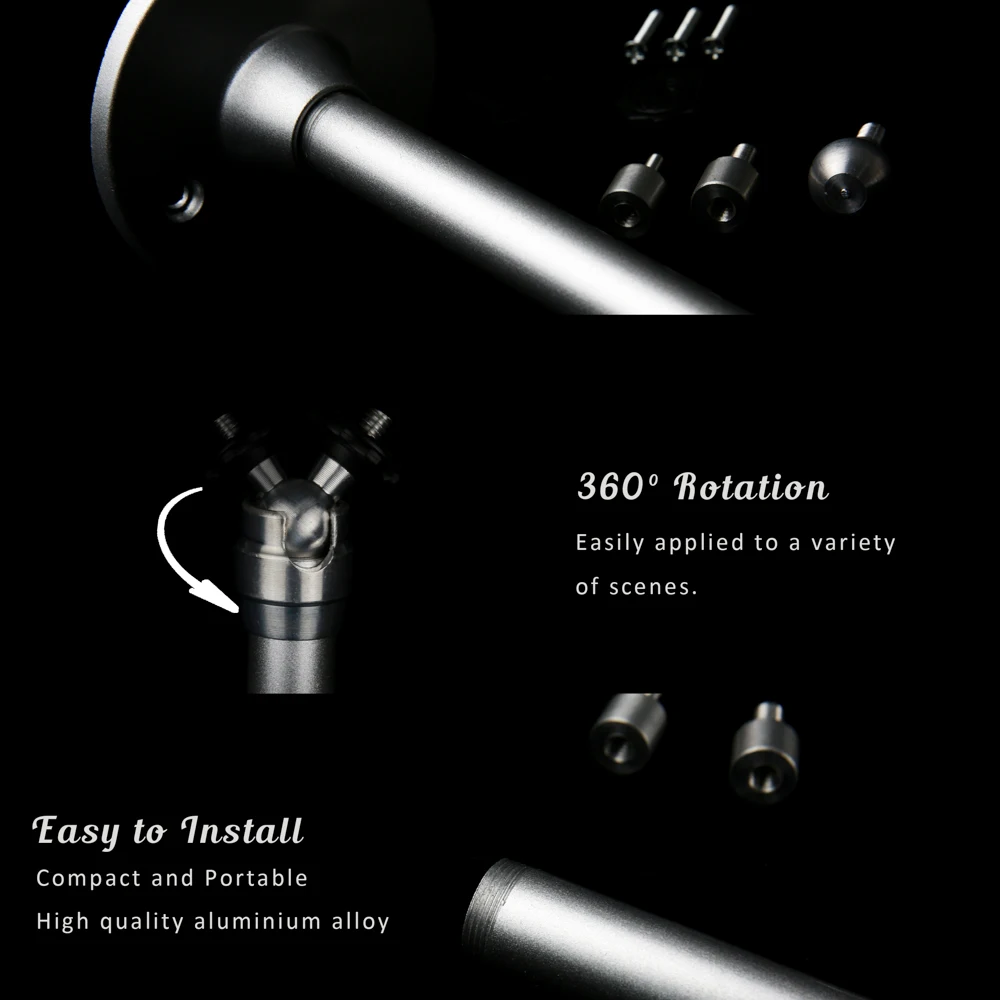 360degree Wall Mount Projector Hanger Aluminum Tripod 2kg 22CM Capability Metal Mounting For Mini Projector Camera Accessories