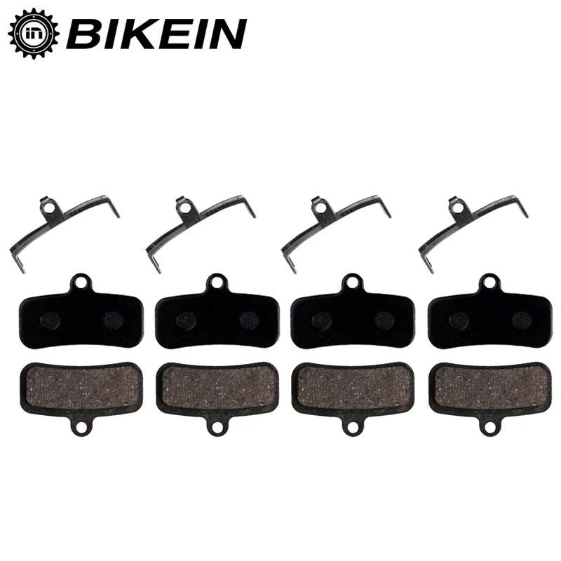 

BIKEIN - 4 Pairs Mountain Bike Disc Brake Pads For Shimano Saint M810 M820 ZEE M640 H01 Semi - Metallic MTB Hydraulic Brake Pad