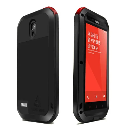 Original Love Mei Waterproof Shockproof Rugged Tempered Gorilla Glass Waist Metal Aluminum Case Cover For Xiaomi