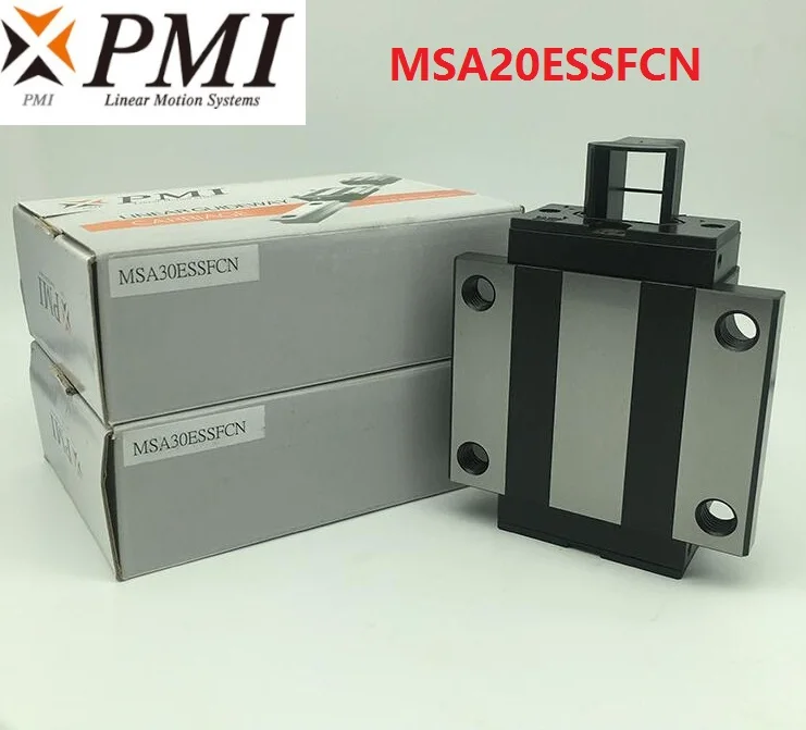 

10pcs/lot Original Taiwan PMI MSA20E-N MSA20ESSFCN linear guideway sliding block Carriage for CO2 laser machine MSA20E