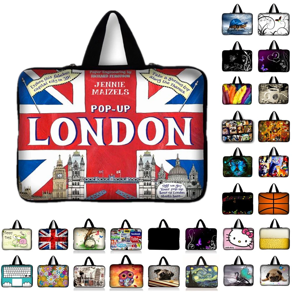 

7 10 12 13 14 15 15.6 17.3 london UK Flag Notebook Bag Smart Cover Tablet Bag Laptop Sleeve Case For Macbook Hp Dell Laptop Bags
