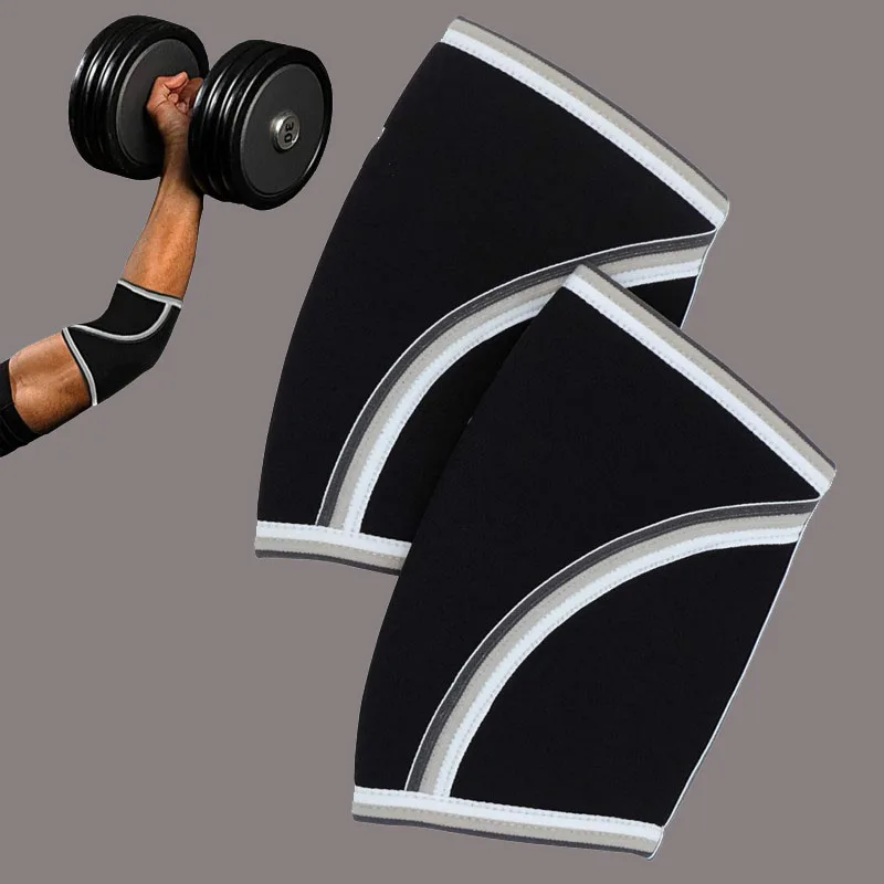 

Left Atrium Adult Fitness Weightlifting 5MM Neoprene Diving Material Pressurized Elbow Braces Support Sleeve Arms Protector
