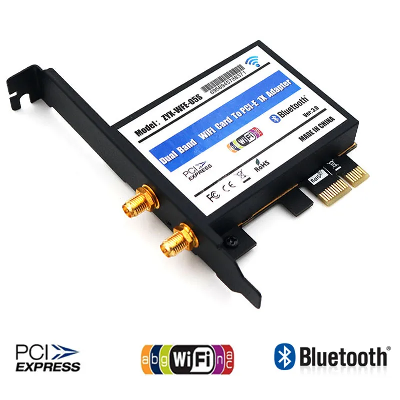 Настольный wifi адаптер Pci e беспроводной сетевой мини PCI E карта wi fi X1 интерфейс