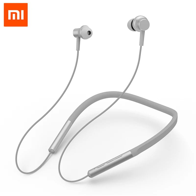 

Original Xiaomi mi Bluetooth Neckband Earphones Wireless Apt-x Hybrid Dual Cell With Mic for Android IOS System Newest Design