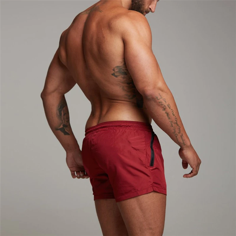 Для мужчин шорты для фитнеса бодибилдинга человек летние спортивные залы тренировка Мужская дышащая быстросохнущая Спортивная одежда для бега пляжные короткие штаны