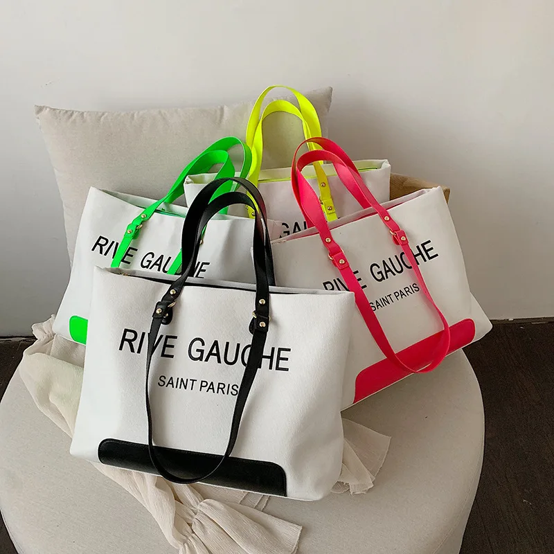 

Female Crossbody Tote Bags For Women 2019 High Quality Canvas Luxury Handbags Designer Sac A Main Ladies Shoulder Messenger Bag