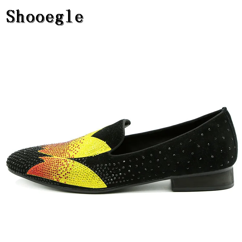 mens rhinestone dress shoes