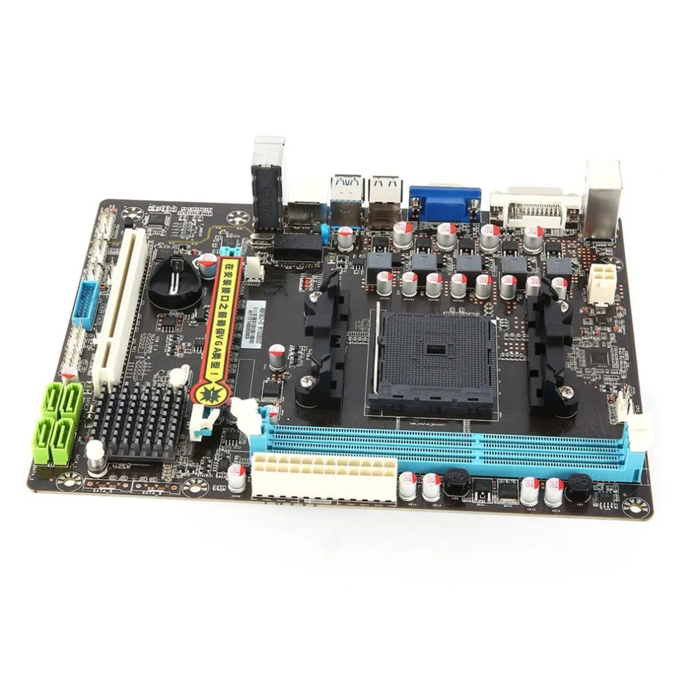 

F2A68MFM2 Computer Motherboard Anti-surge Full-time Power Guardian USB 3.0 Transmission DIGI + VRM & EPU Control Mainboard
